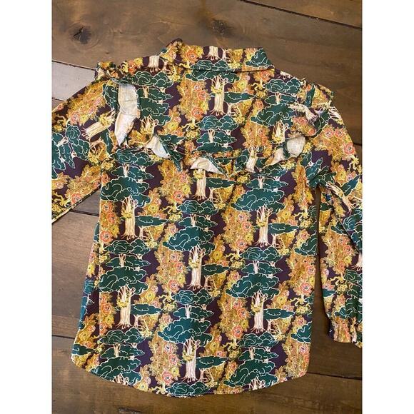Kate‎ Quinn Toddler Tree ruffle long sleeve blouse size 5Y Cottagecore faerie - Picture 4 of 4